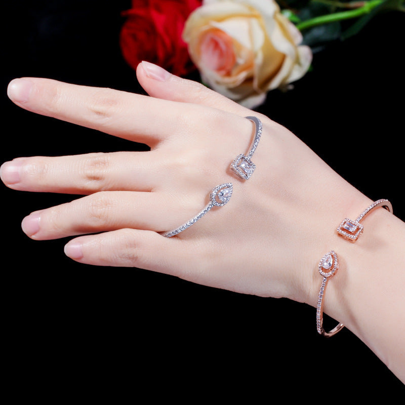 Cubic Zirconia Bracelet Bangel