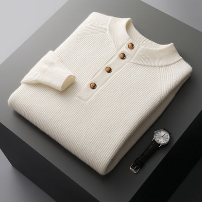Autumn And Winter New Semi-high Neck Cashmere Sweater