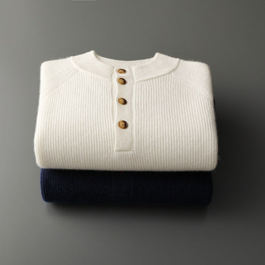 Autumn And Winter New Semi-high Neck Cashmere Sweater