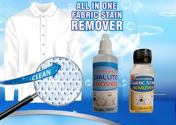 All in One Fabric Stain Remover 100ml (BUY BIG GET SMALL FREE )