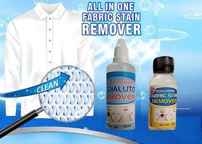All in One Fabric Stain Remover 100ml (BUY BIG GET SMALL FREE )