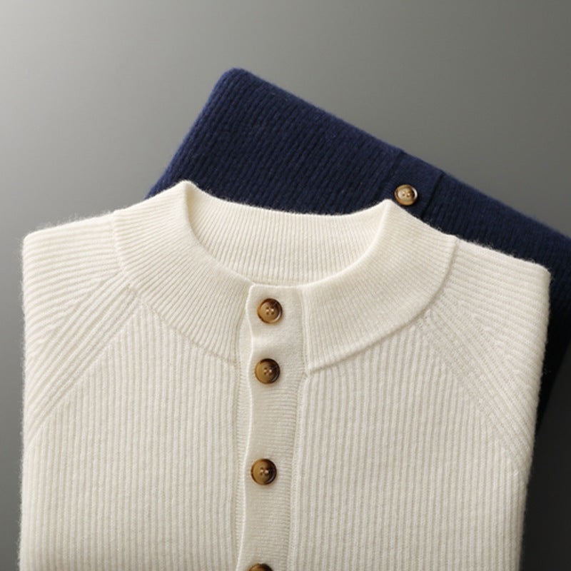 Autumn And Winter New Semi-high Neck Cashmere Sweater