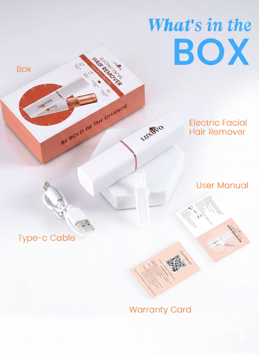 Electric Facial Hair Remover For Women