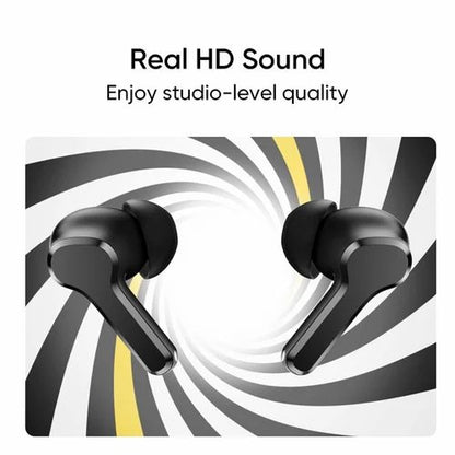 realme TechLife Buds T100 Bluetooth 5.3 TWS Earbuds with AI ENC Noise Cancellation, 28 Hours Playback, 88ms Low Latency, IPX5 Water Resistance & Fast Pair (Black)