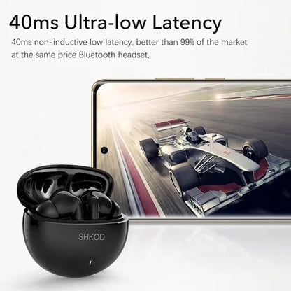 SHKOD ANC Wireless Earbuds™ | Bluetooth 5.4 | HiFi Sound | 40ms Low Latency | Fast Charging