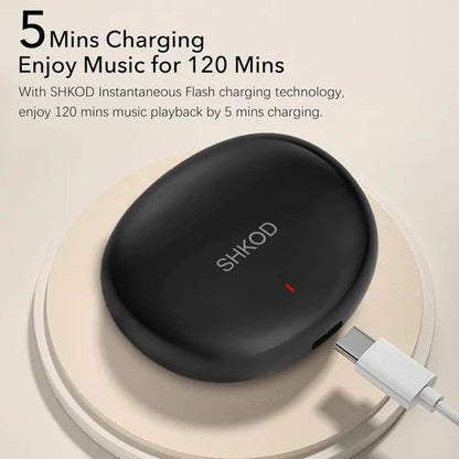 SHKOD ANC Wireless Earbuds™ | Bluetooth 5.4 | HiFi Sound | 40ms Low Latency | Fast Charging