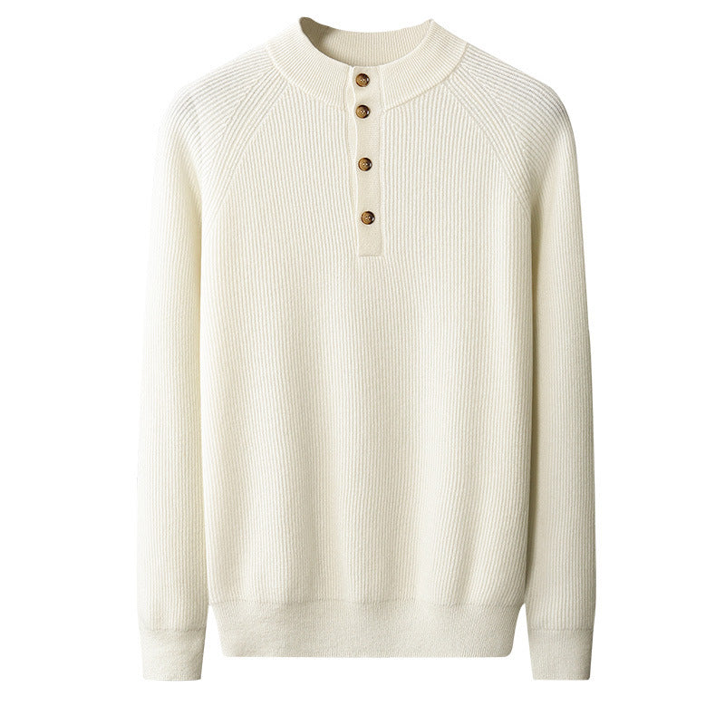 Autumn And Winter New Semi-high Neck Cashmere Sweater