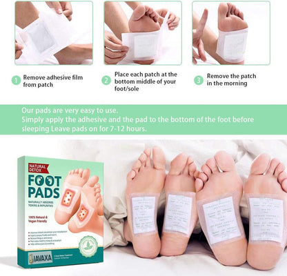 Detox Foot Patches Pads for Body Stress Relief (Set of 10)(Pack Of 2)