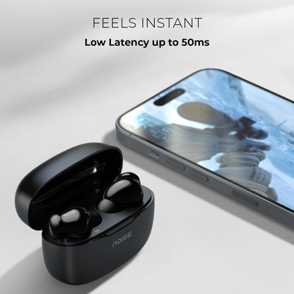 Noise Newly Launch Buds Play Truly Wireless Earbuds with 40H of Playtime, Quad Mic with ENC, Low Latency for Gaming (Up to 50 Ms), 13mm Driver, BT V6.0(Powder Blue)